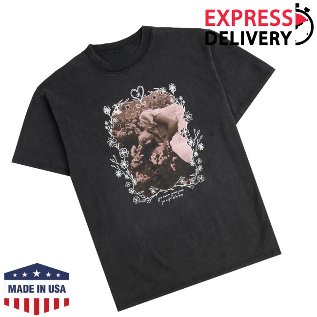 Olivia Rodrigo Store Merch Floral Photo T-Shirt 2 Olivia Rodrigo Store Merch Floral Photo T-Shirt