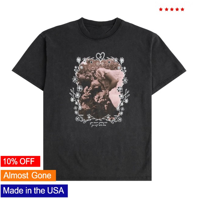 Olivia Rodrigo Store Merch Floral Photo T-Shirt 3 Olivia Rodrigo Store Merch Floral Photo T-Shirt