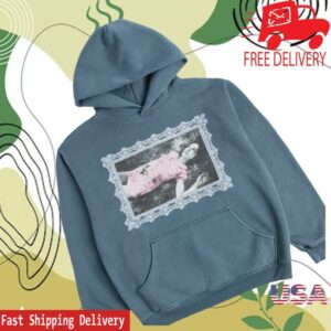 Olivia Rodrigo Store Merch Lace Frame Distressed Hoodie