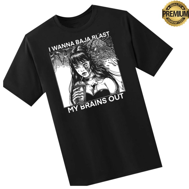 Punk With A Camera Store Merch I Want To Baja Blast My Brains Out - Spade Shirt 2 Punk With A Camera Store Merch I Want To Baja Blast My Brains Out - Spade Shirt