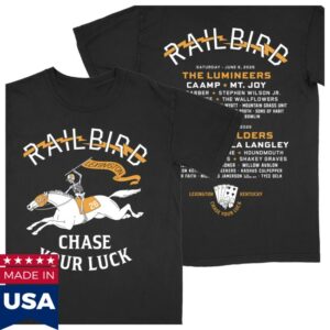 Railbird Festival Store Merch Racehorse Lineup Tee