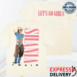Shania Twain Store Merch Let's Go Girls Vintage Tour Tee