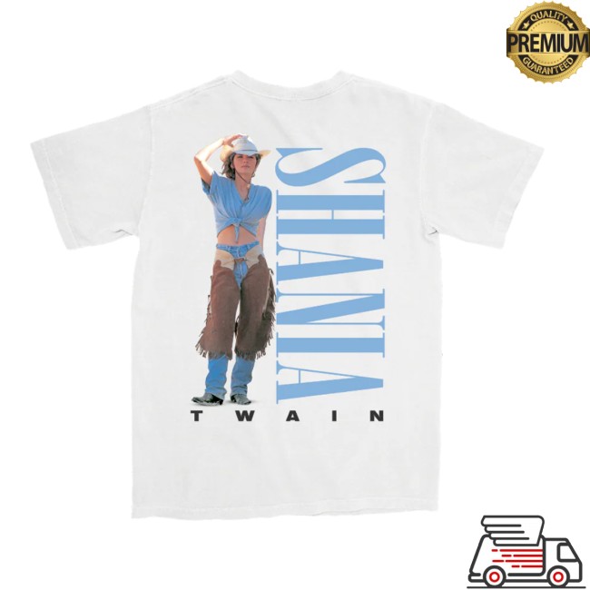 Shania Twain Store Merch Let's Go Girls Vintage White Tee 3 Shania Twain Store Merch Let's Go Girls Vintage White Tee